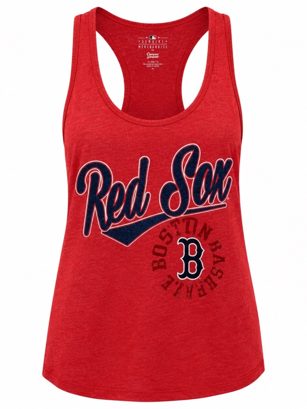 Boston Red Sox Tank Top Women’s XL Red Racerback MLB Genuine Merchandise NWOT
